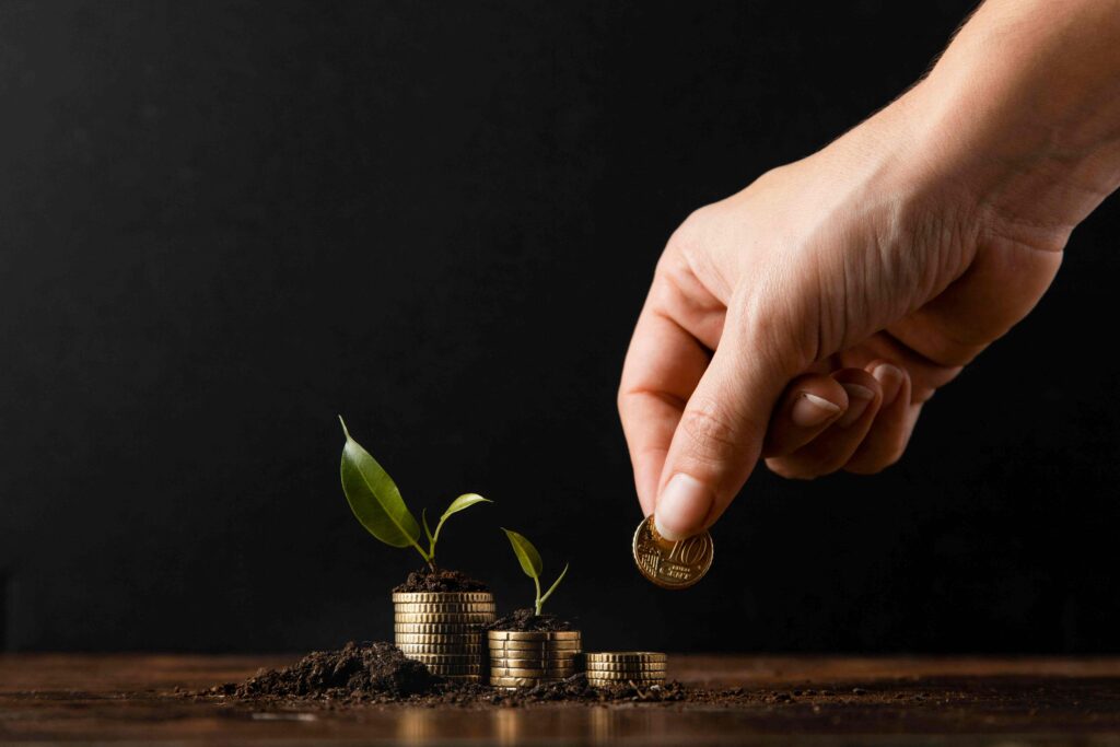 hand adding coins stack covered dirt plants 1 1 1024x683 1 - Blog